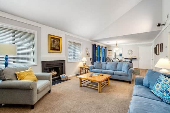 Dog-Friendly Home with Deck, Screened Porch & Woodland Views - Near Beach